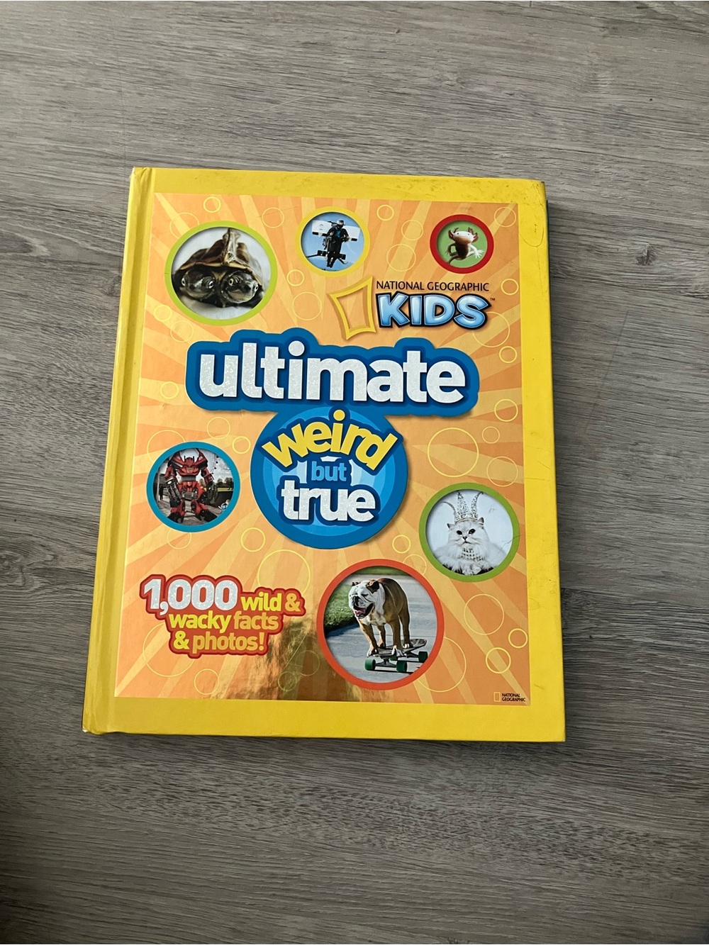 3/$15 National Geographic Ultimate Weird But True - Yellow Hardcover Book
